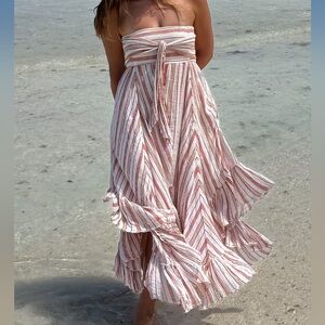 FP stripped flowy dress